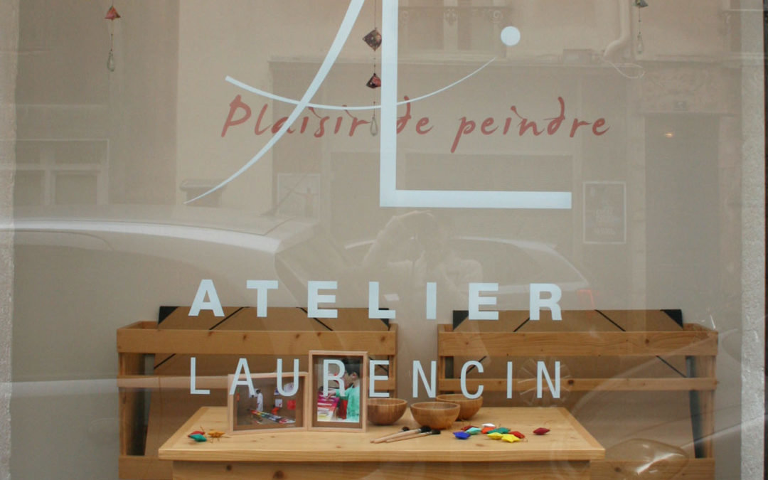 Réalisation d’un ensemble de signalétiquespour l’ATELIER LAURENCIN ( LYON)