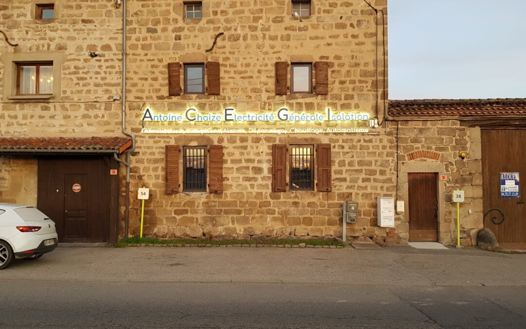 Enseigne Lumineuse pour ACEG (Rhône)