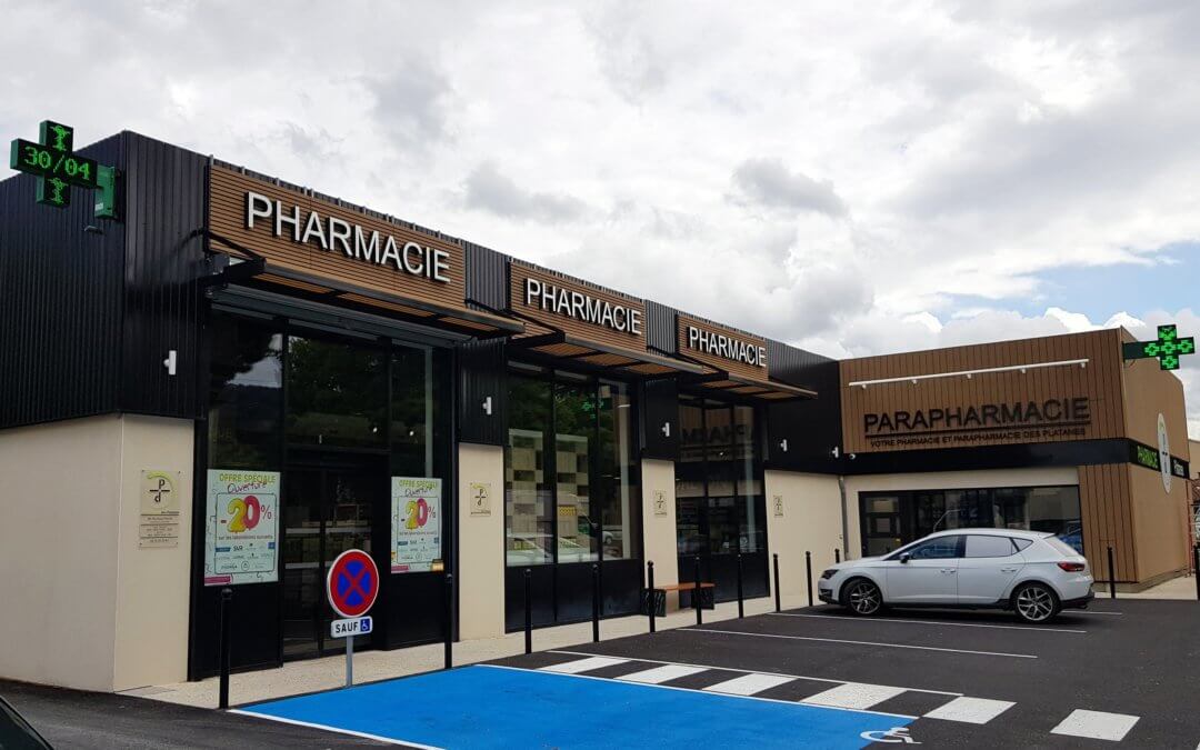 Enseignes pour la Pharmacie des Platanes